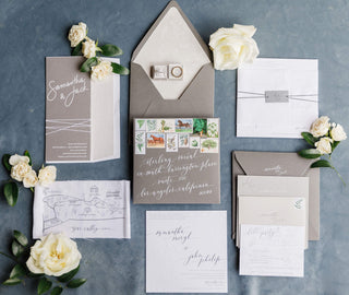 Samantha and Jack | invitation suite + wedding day