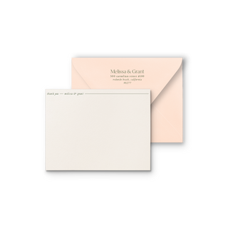 Lotus Collection Personal Stationery