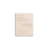 Parsons Details Insert Card