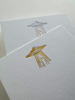 Holographic Abduction Notecard Set