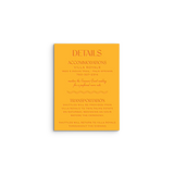 Twin Palms Additional Events Card