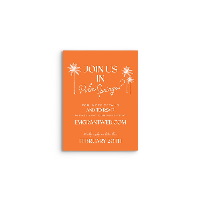 Twin Palms Online Reply Card