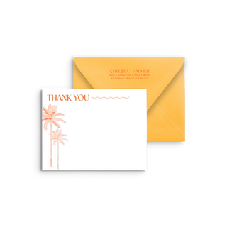 Twin Palms Collection Personal Stationery