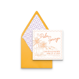 Twin Palms Wedding Save The Date